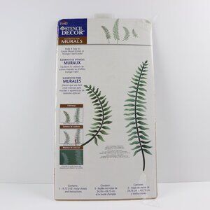 Plaid Stencil Decor Elements for Murals Vintage 1999 Ferns 26870 3 Mylar Sheets